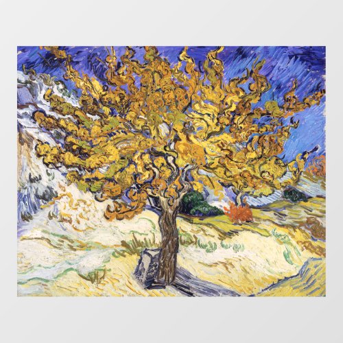 Vincent van Gogh _ The Mulberry Tree Window Cling