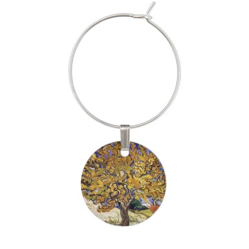 Vincent van Gogh _ The Mulberry Tree Wine Charm