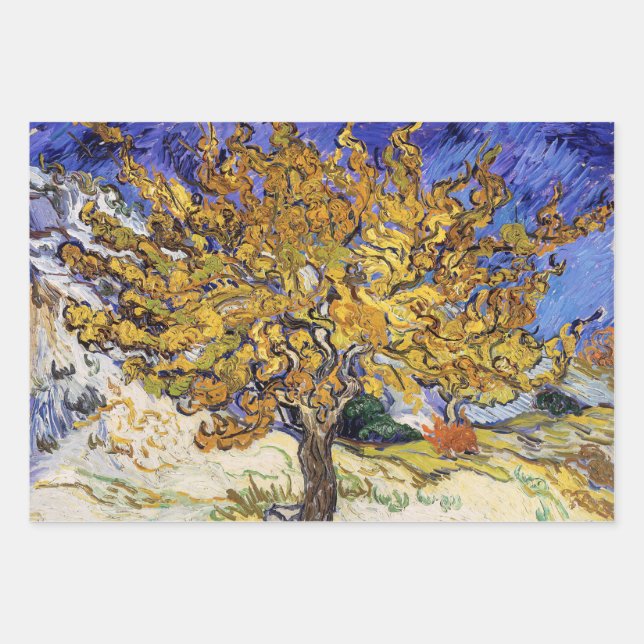 Vincent van Gogh - The Mulberry Tree Wrapping Paper Sheets (Front)