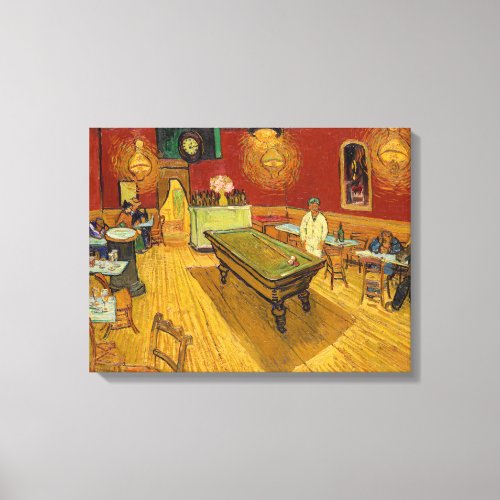 Vincent van Gogh _ The Night Cafe Canvas Print