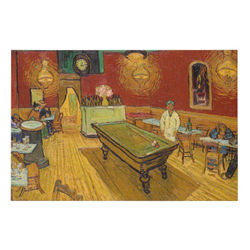 Vincent van Gogh _ The Night Cafe Faux Canvas Print