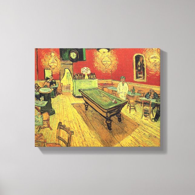 Vincent Van Gogh - The Night Cafe Fine Art Canvas Print (Front)