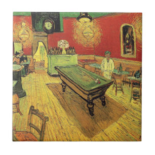 Vincent Van Gogh - The Night Cafe Fine Art Ceramic Tile