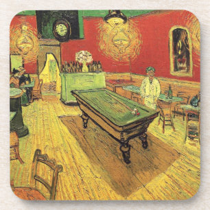 Vincent Van Gogh - The Night Cafe Fine Art Drink Coaster