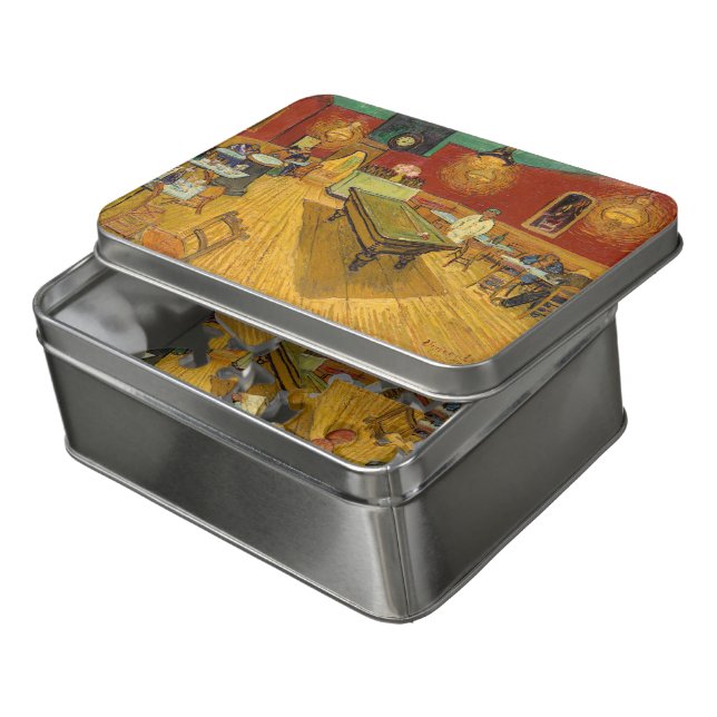 Vincent van Gogh - The Night Cafe Jigsaw Puzzle (Lid Open)