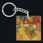 Vincent van Gogh - The Night Cafe Keychain<br><div class="desc">The Night Cafe - Vincent van Gogh,  1888</div>