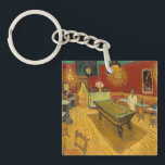 Vincent van Gogh - The Night Cafe Keychain<br><div class="desc">The Night Cafe - Vincent van Gogh,  1888</div>