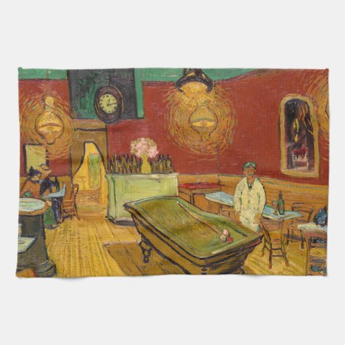 Vincent van Gogh _ The Night Cafe Kitchen Towel