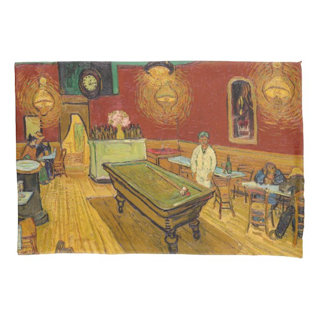 Vincent van Gogh - The Night Cafe Pillow Case (Front)