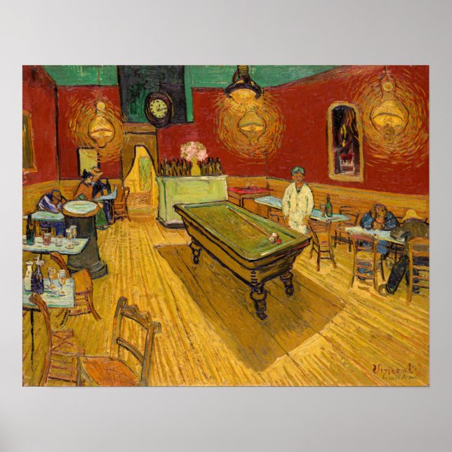Vincent van Gogh - The Night Cafe Poster (Front)