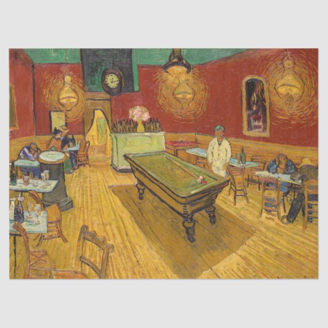 Vincent van Gogh - The Night Cafe Tissue Paper (Front)