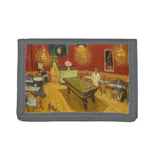 Vincent van Gogh - The Night Cafe Trifold Wallet