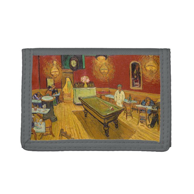 Vincent van Gogh - The Night Cafe Trifold Wallet (Front)