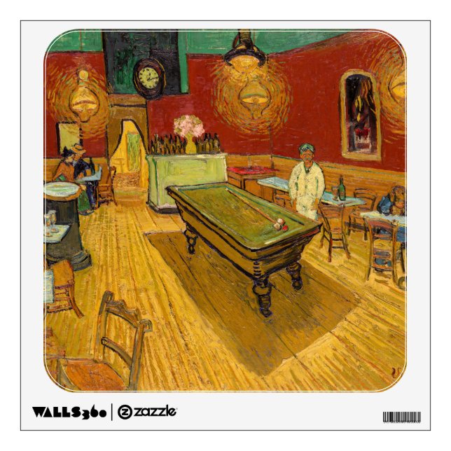 Vincent van Gogh - The Night Cafe Wall Decal (Front)