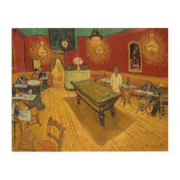 Vincent van Gogh - The Night Cafe Wood Wall Art