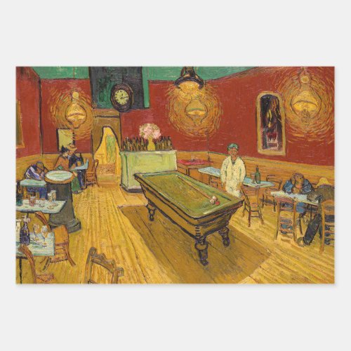 Vincent van Gogh _ The Night Cafe Wrapping Paper Sheets