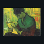 Vincent Van Gogh The Novel Reader 1888 Postcard<br><div class="desc">Vincent Van Gogh The Novel Reader 1888</div>