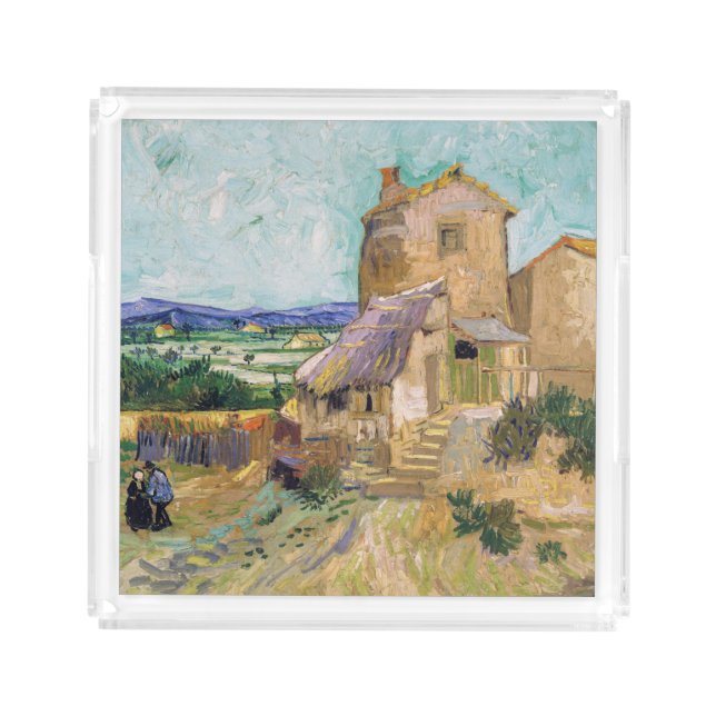 Vincent van Gogh - The Old Mill Acrylic Tray (Front)