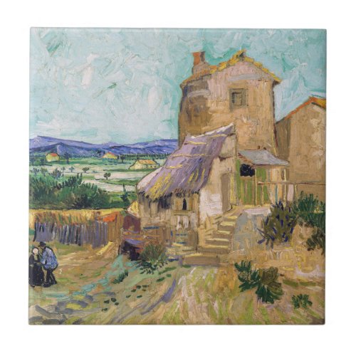 Vincent van Gogh _ The Old Mill Ceramic Tile