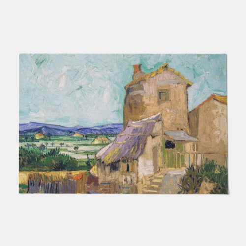 Vincent van Gogh _ The Old Mill Doormat