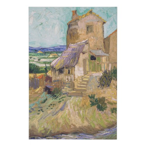 Vincent van Gogh _ The Old Mill Faux Canvas Print