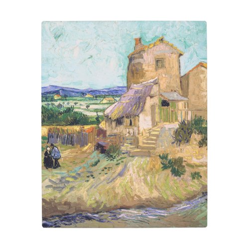 Vincent van Gogh _ The Old Mill Metal Print