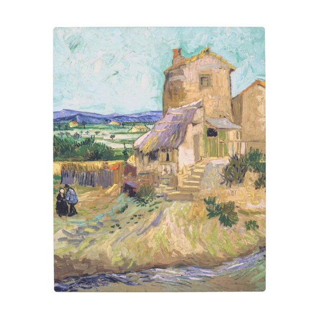 Vincent van Gogh - The Old Mill Metal Print (Front)