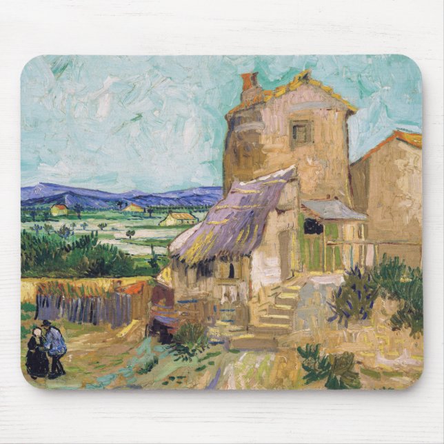 Vincent van Gogh - The Old Mill Mouse Pad (Front)