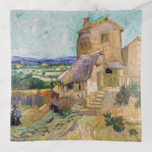 Vincent van Gogh _ The Old Mill Trinket Tray