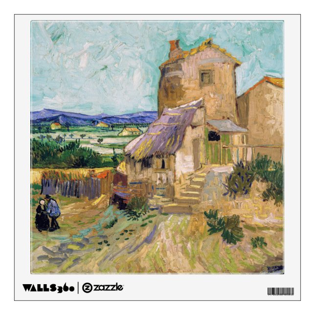 Vincent van Gogh - The Old Mill Wall Decal (Front)