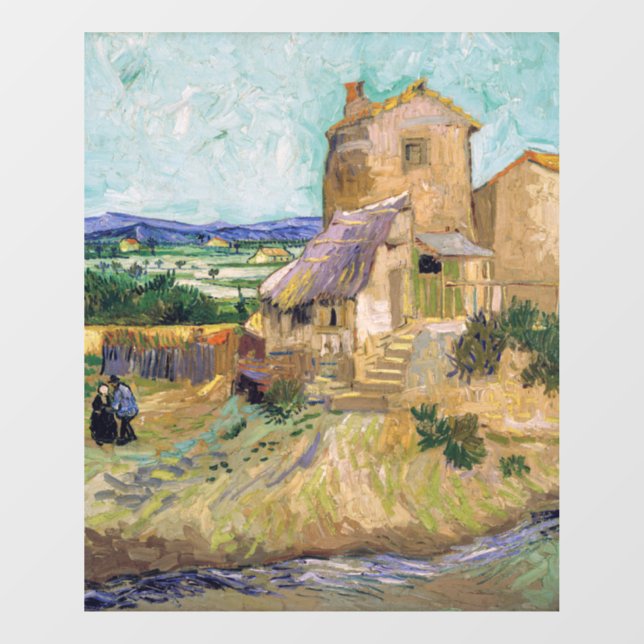 Vincent van Gogh - The Old Mill Window Cling (Sheet)
