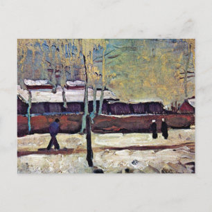 Vincent Van Gogh - The Old Station At Eindhoven Postcard