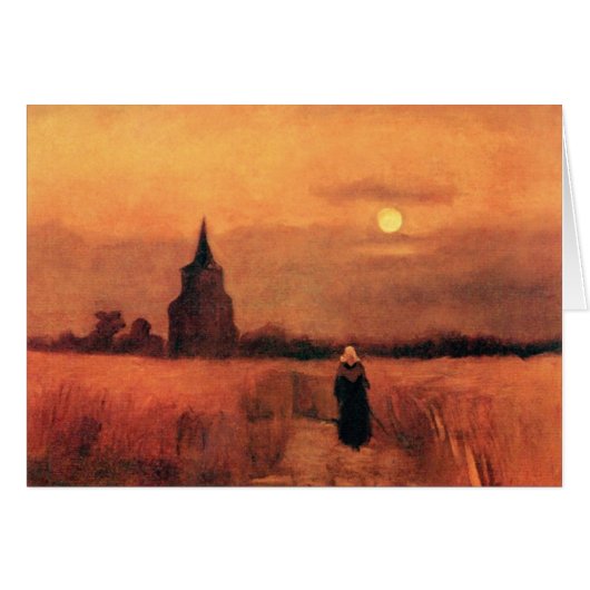 Vincent Van Gogh - The Old Tower In The Fields Cards (Front Horizontal)