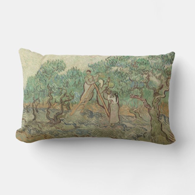 Vincent Van Gogh | The Olive Orchard Lumbar Pillow (Front)