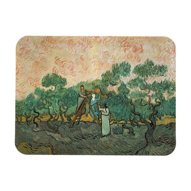 Vincent van Gogh | The Olive Pickers, Saint-Remy Magnet (Horizontal)