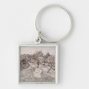Vincent van Gogh The Olive Trees Keychain