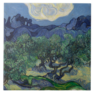 Vincent van Gogh - The Olive Trees Tile