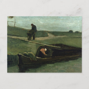 Vincent van Gogh The Peat Boat, 1883 Postcard