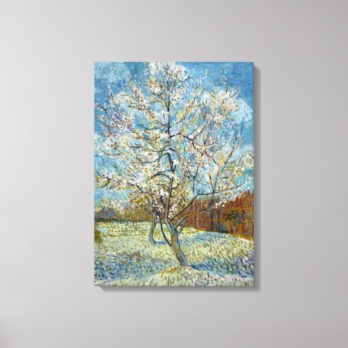 Vincent van Gogh The Pink Peach Tree Canvas Print