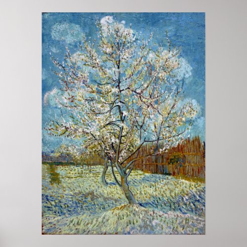 Vincent van Gogh The Pink Peach Tree Poster