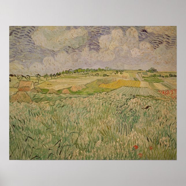Vincent van Gogh | The Plain at Auvers, 1890 Poster (Front)