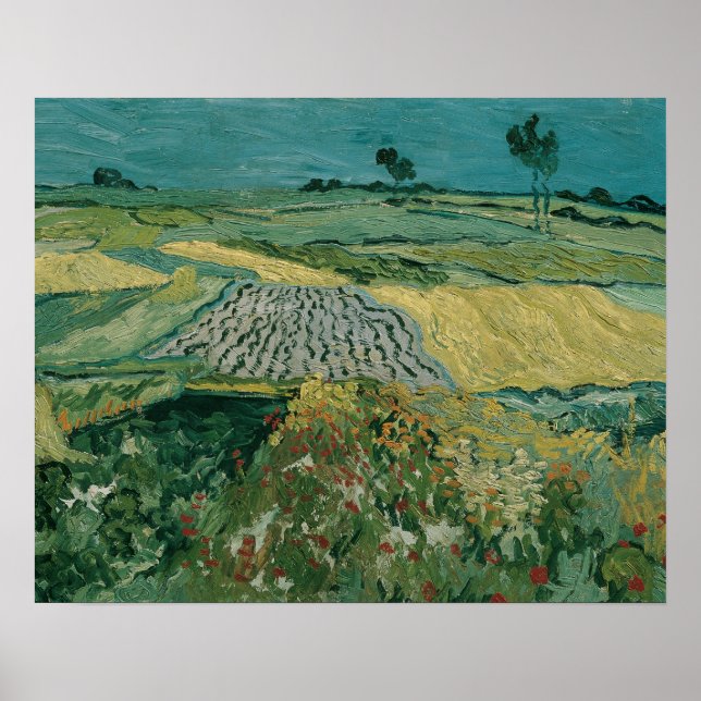 Vincent van Gogh - The Plain of Auvers Poster (Front)