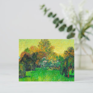 Vincent van Gogh, The Poet's Garden, Holiday Postcard