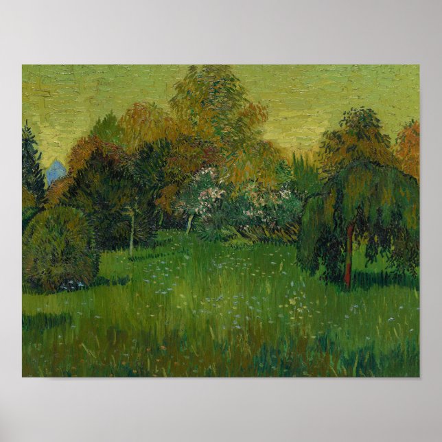 Vincent van Gogh - The Poet's Garden Poster (Front)