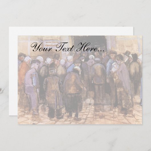 Vincent Van Gogh - The Poor And Money - Fine Art (Front/Back)