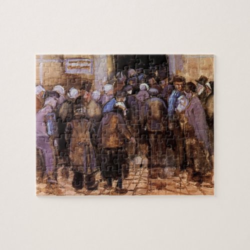 Vincent Van Gogh _ The Poor And Money _ Fine Art Jigsaw Puzzle