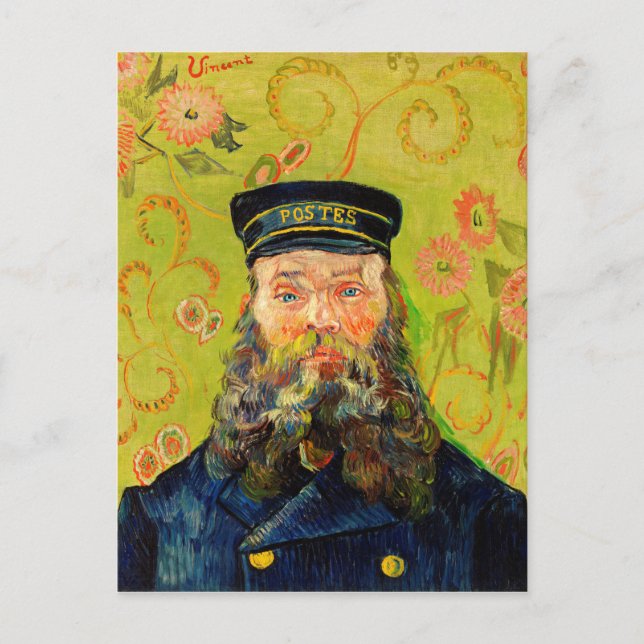 Vincent Van Gogh The Postman Joseph Roulin Postcard (Front)