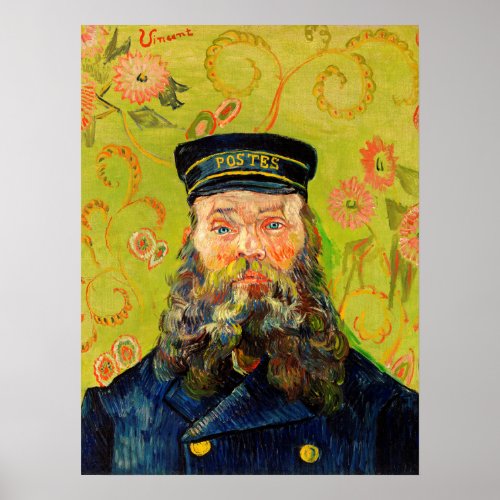 Vincent Van Gogh The Postman Joseph Roulin Poster