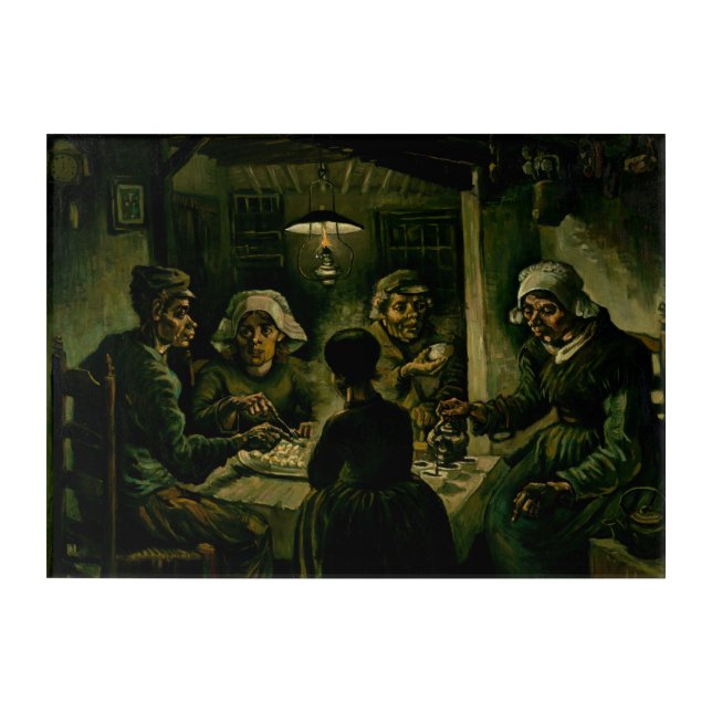 Vincent van Gogh - The Potato Eaters Acrylic Print (Front)