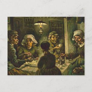 Vincent Van Gogh - The potato eaters AprilMay Holiday Postcard